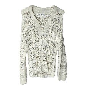❤️ MNG Netted Sweater Too Size S